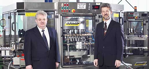 Firmengründung durch Helmut Gerstberger und Berthold Neppel mit Spezialisierung auf flexibel aufgebaute Nassleim-Etikettiermaschinen