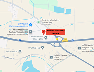 Anfahrt zu KOSME Germany GmbH